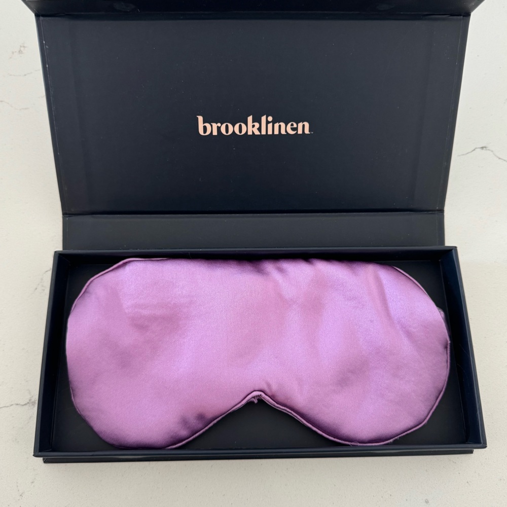 NEW Brooklinen Silk Sleep Mask